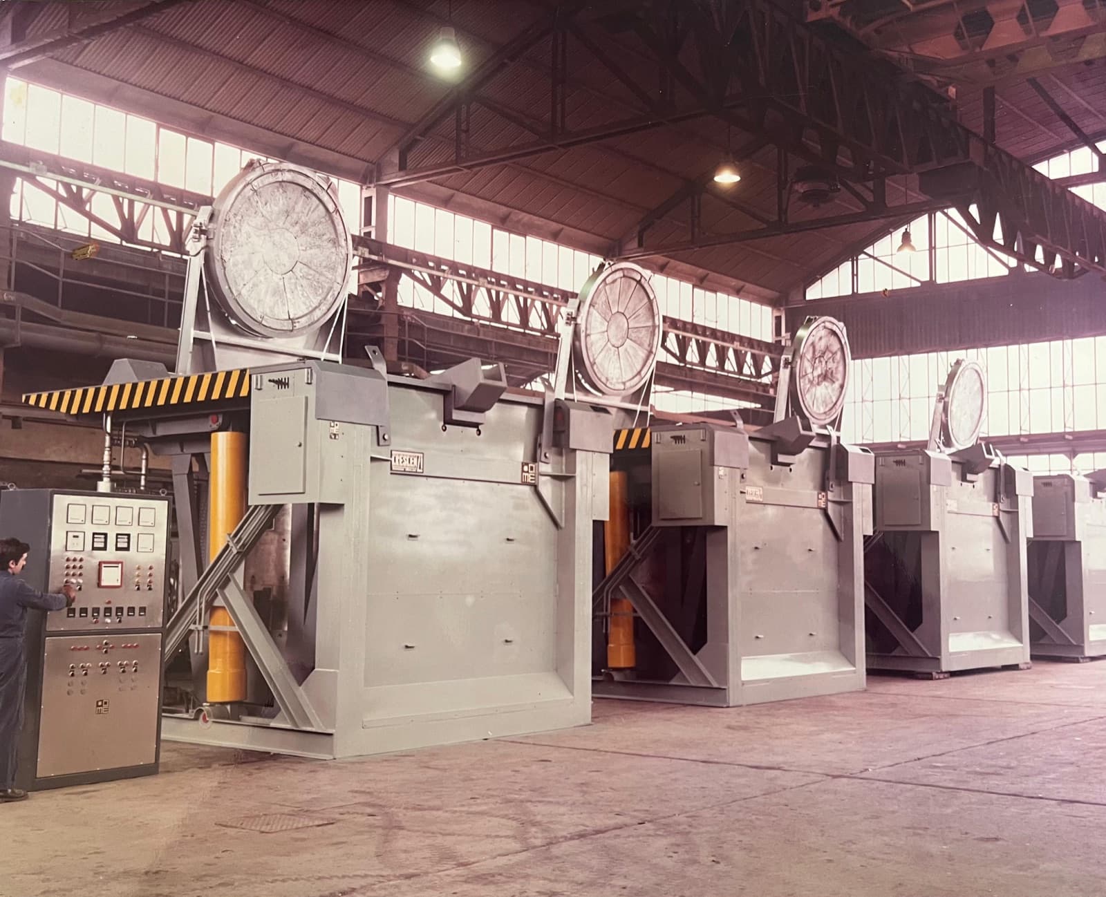 CIME coreless furnace bodies in a foundry, ready spare unit